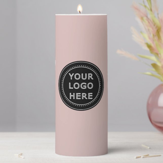 Modern, Minimalist, Elegant and Customizable  Pillar Candle (In Situ)