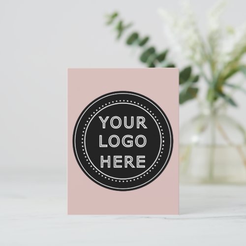 Modern Minimalist Elegant and Customizable  Postcard