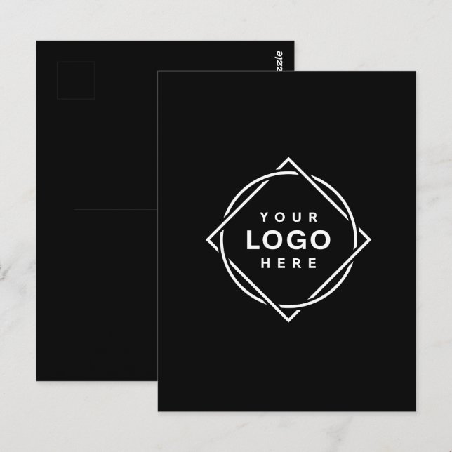 Modern, Minimalist, Elegant and Customizable  Postcard (Front/Back)