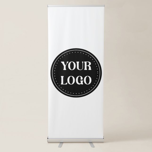 Modern, Minimalist, Elegant and Customizable  Retractable Banner (Front)