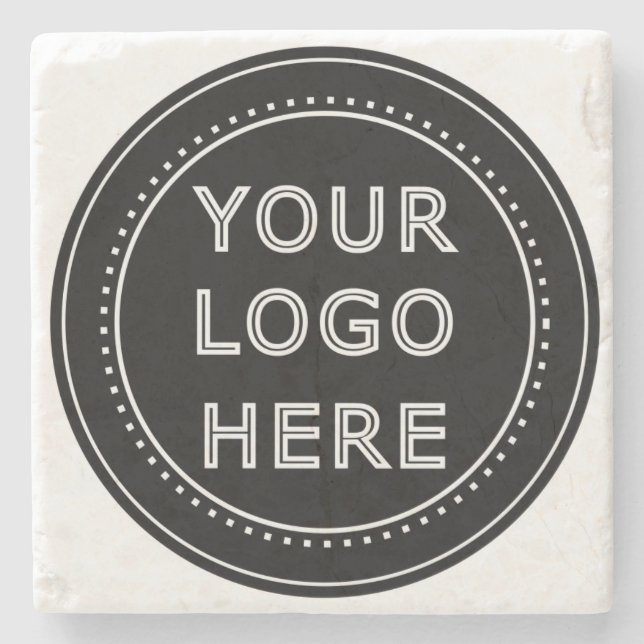Modern, Minimalist, Elegant and Customizable  Stone Coaster (Front)