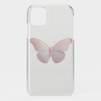 Modern minimalist elegant Butterfly Art iPhone 11 Case