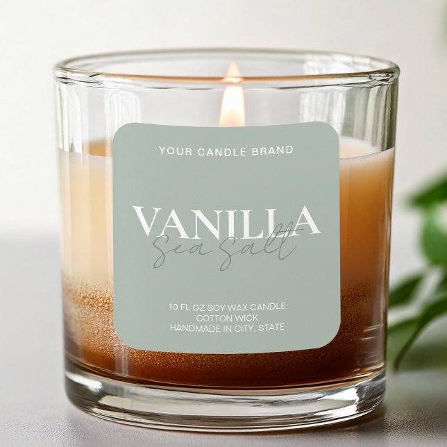 Modern Minimalist Elegant Candle Label (Creator Uploaded)