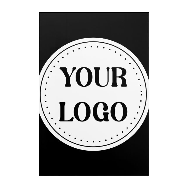 Modern, Minimalist, Elegant & Customizable Acrylic Print (Front)