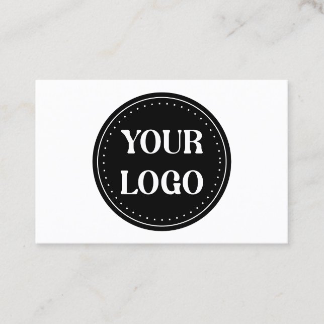 Modern, Minimalist, Elegant & Customizable Business Card (Front)