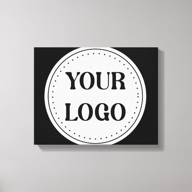 Modern, Minimalist, Elegant & Customizable Canvas Print (Front)
