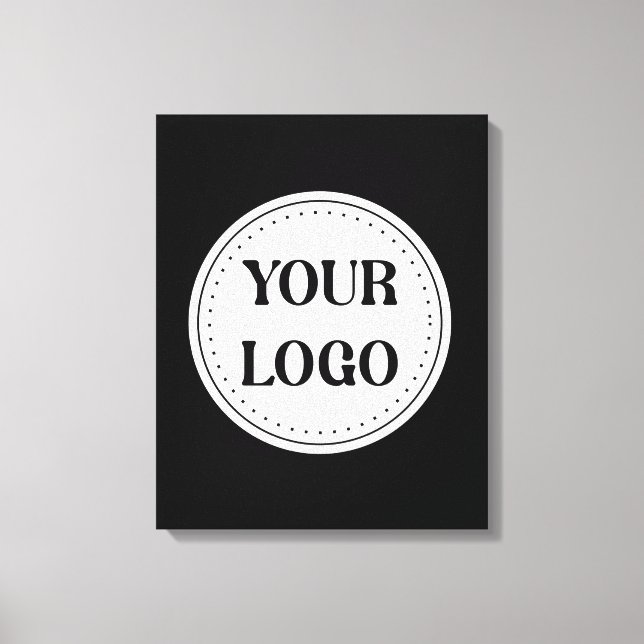 Modern, Minimalist, Elegant & Customizable Canvas Print (Front)