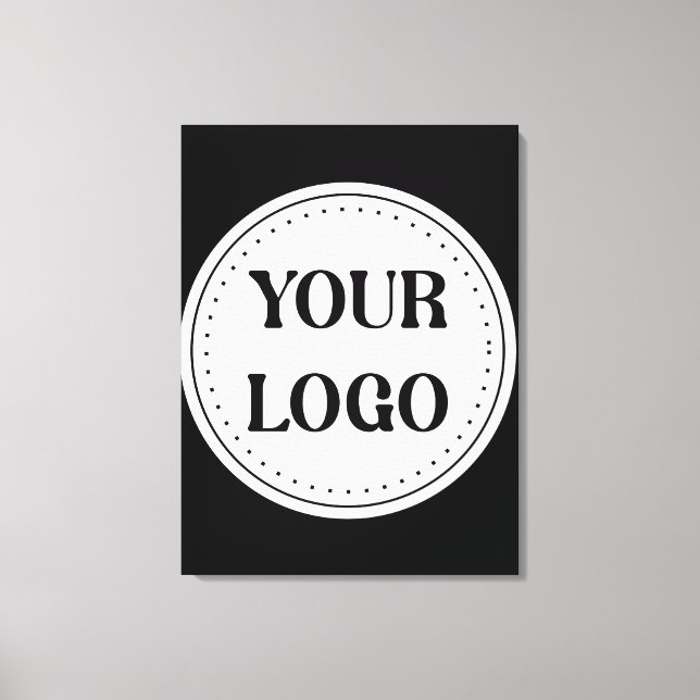 Modern, Minimalist, Elegant & Customizable Canvas Print (Front)