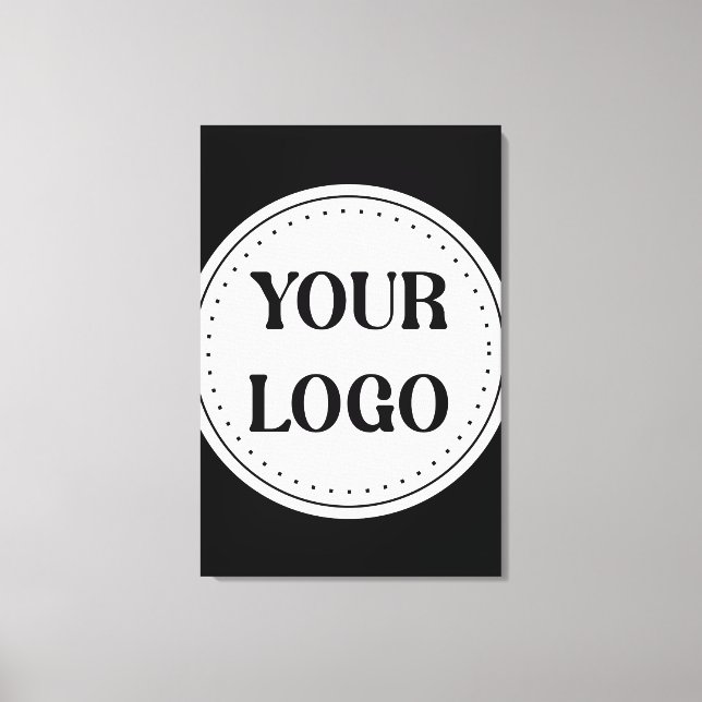 Modern, Minimalist, Elegant & Customizable Canvas Print (Front)