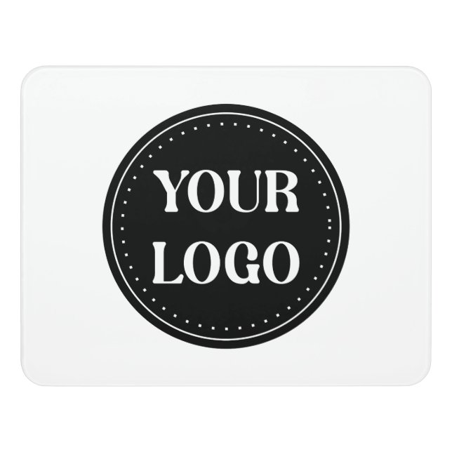 Modern, Minimalist, Elegant & Customizable Door Sign (Contemporary Front)