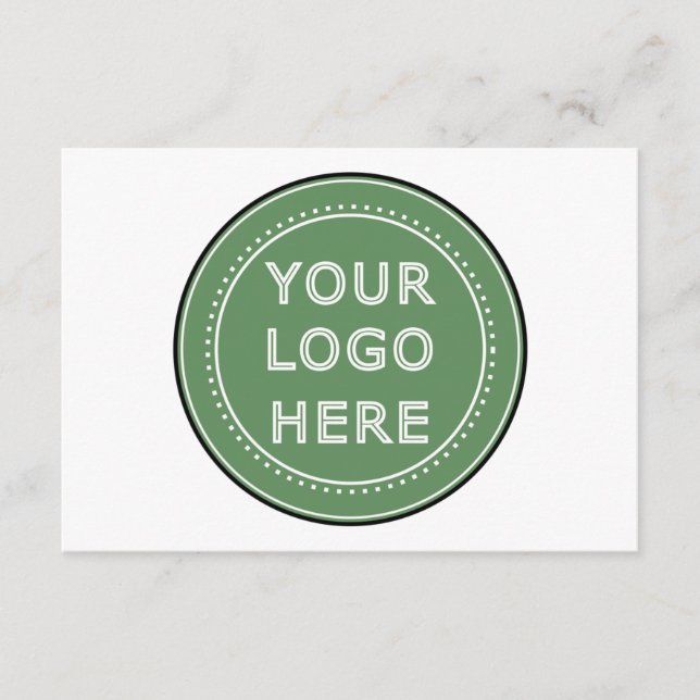 Modern, Minimalist, Elegant & Customizable Enclosure Card (Front)