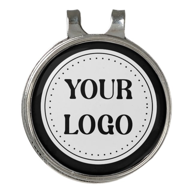 Modern, Minimalist, Elegant & Customizable Golf Hat Clip (Front)