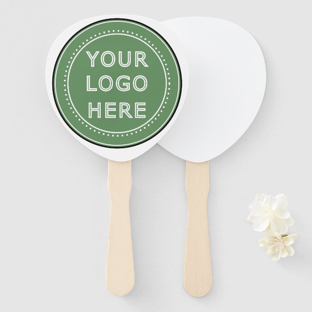 Modern, Minimalist, Elegant & Customizable Hand Fan (Front and Back)