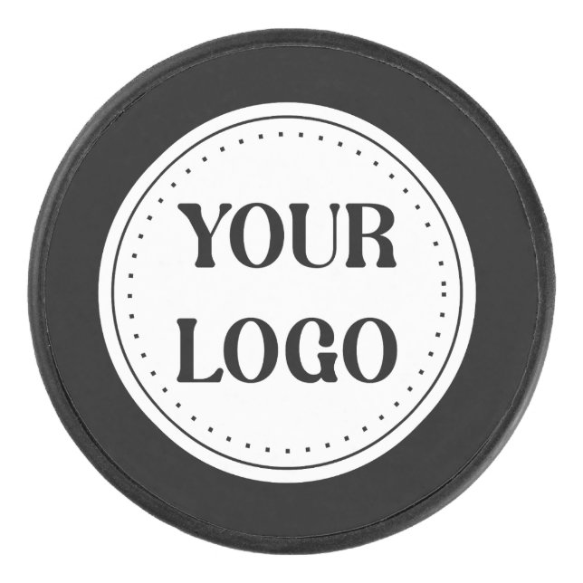 Modern, Minimalist, Elegant & Customizable Hockey Puck (Front)