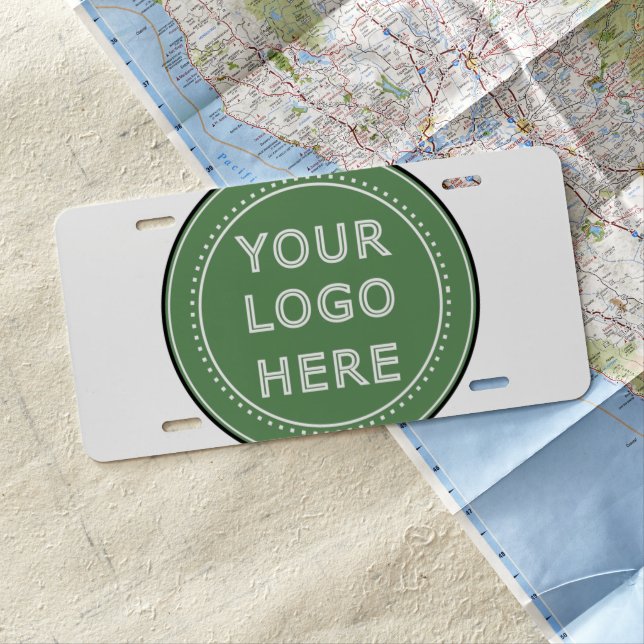 Modern, Minimalist, Elegant & Customizable License Plate (In Situ)