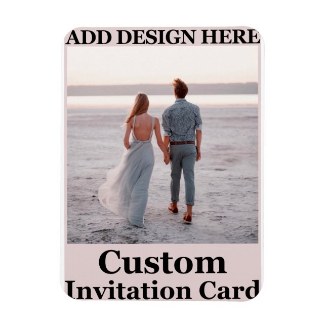 Modern, Minimalist, Elegant & Customizable Magnet (Vertical)