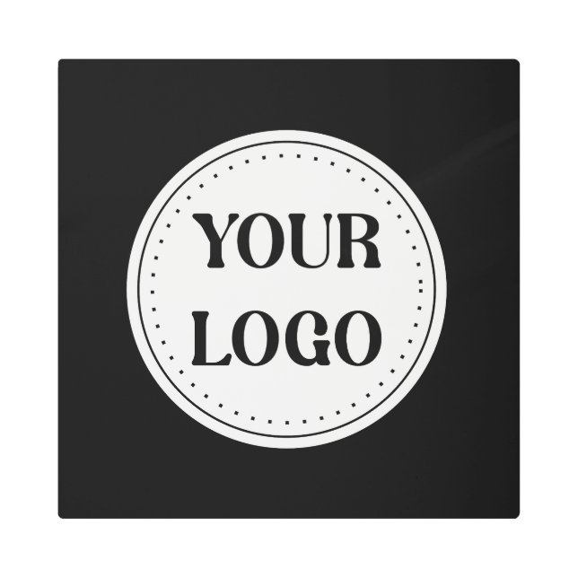 Modern, Minimalist, Elegant & Customizable Metal Print (Front)