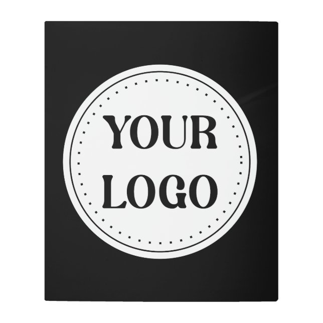 Modern, Minimalist, Elegant & Customizable Metal Print (Front)