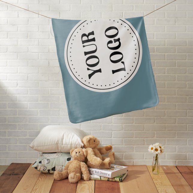 Modern, minimalist, elegant &customizable Ornament Baby Blanket (In Situ)