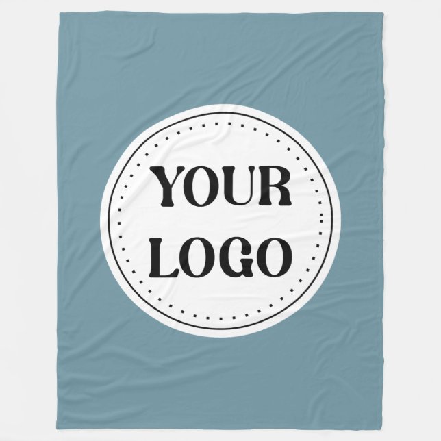 Modern, minimalist, elegant &customizable Ornament Fleece Blanket (Front)