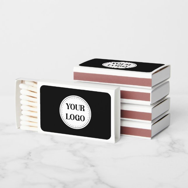 Modern, minimalist, elegant &customizable Ornament Matchboxes (Stacked)