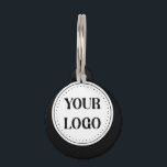 Modern, Minimalist, Elegant & Customizable Pet ID Tag<br><div class="desc">EVERYONE CAN USE THIS DESIGN.You are free to add,  edit,  or resize the logo,  photo,  text,  and colors as you choose.Many thanks.</div>