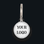 Modern, Minimalist, Elegant & Customizable Pet ID Tag<br><div class="desc">EVERYONE CAN USE THIS DESIGN.You are free to add, edit, or resize the logo, photo, text, and colors as you choose.Many thanks.</div>