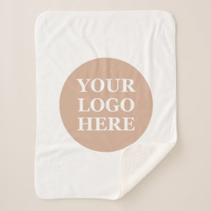 Modern, Minimalist, Elegant & Customizable Sherpa Blanket