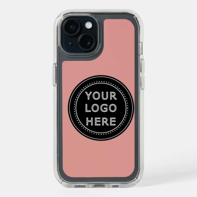 Modern, Minimalist, Elegant & Customizable Speck iPhone Case (Front (Black))