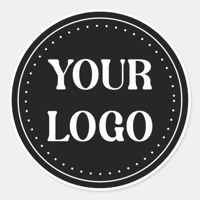 Modern, Minimalist, Elegant & Customizable Sticker (Front)