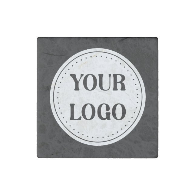 Modern, Minimalist, Elegant & Customizable Stone Magnet (Front)