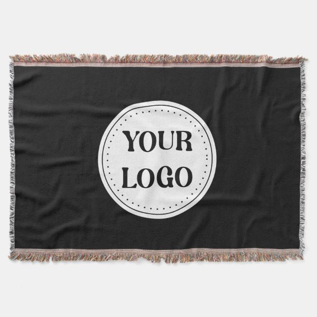 Modern, Minimalist, Elegant & Customizable Throw Blanket (Front)