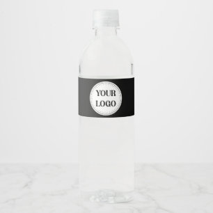 Modern, Minimalist, Elegant & Customizable Water Bottle Label