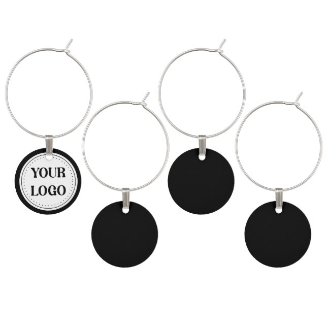 Modern, Minimalist, Elegant & Customizable Wine Charm (Staggered)