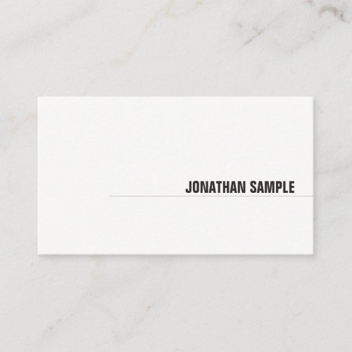 Modern Minimalist Elegant Design Professional Nice Business Card