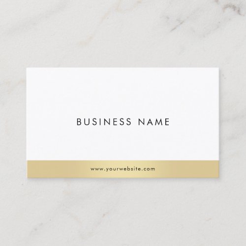 Modern Minimalist Elegant Gold Template Popular Business Card