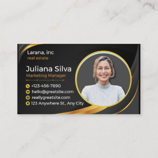 Modern&Minimalist Elegant Professional Business Card