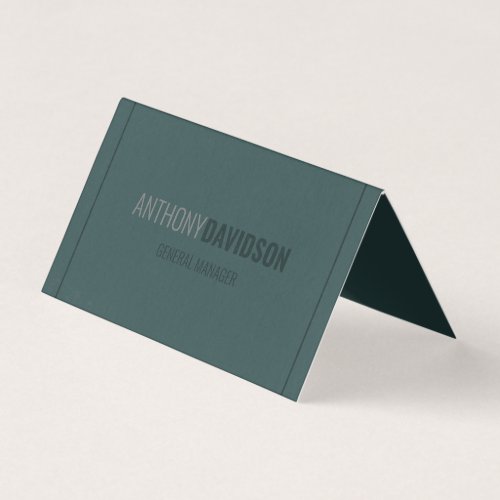 Modern Minimalist Elegant Professional Business Card