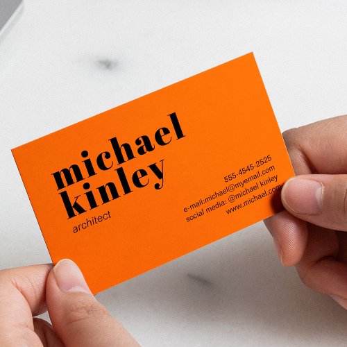 Modern minimalist elegant professional networking business card