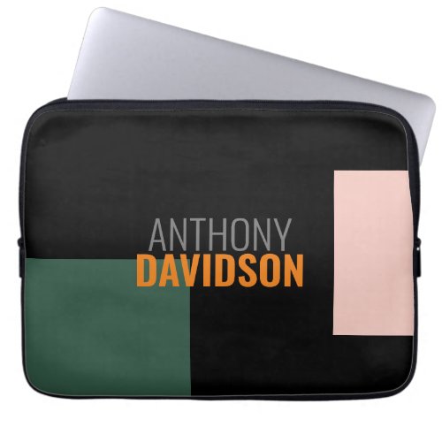 Modern Minimalist Elegant Professional Plain Laptop Sleeve