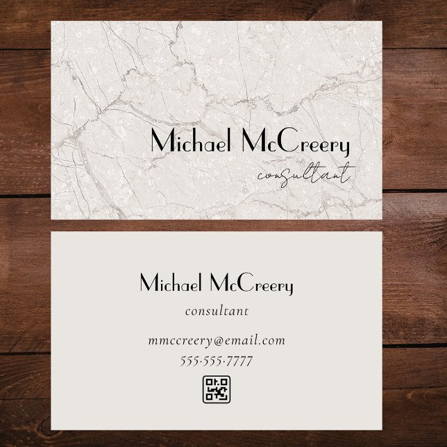 Modern Minimalist Elegant Professional Simple Business Card (Creator Uploaded)