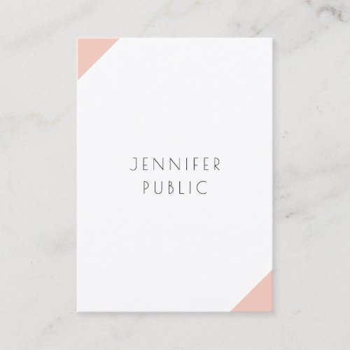 Modern Minimalist Elegant Professional Template Business Card