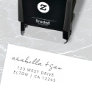 Modern Minimalist | Elegant Script Wedding Address Self-inking Stamp