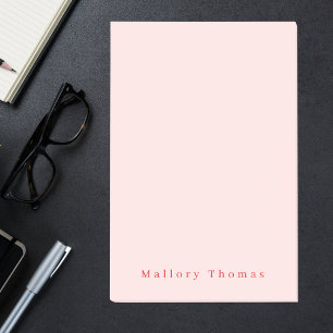 Modern Minimalist Elegant Stylish Blush Pink  Post-it Notes