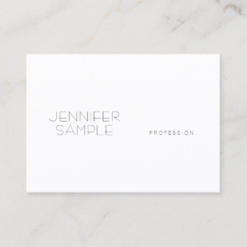 Modern Minimalist Elegant Template Professional Business Card