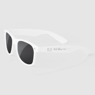 Modern Minimalist Elegant Wedding Sunglasses