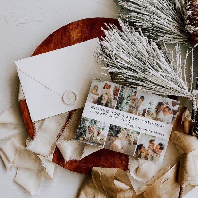 Modern Minimalist Family Photo Christmas Cards (Creator Uploaded)