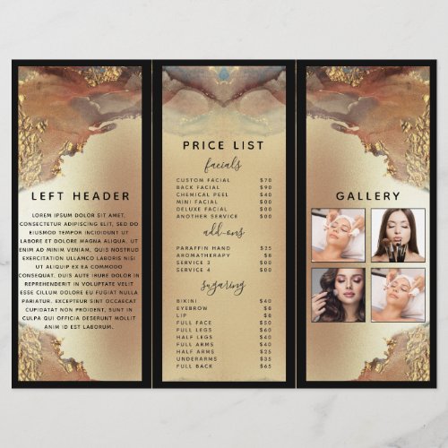 Modern Minimalist Faux Gold Foil plus Photos