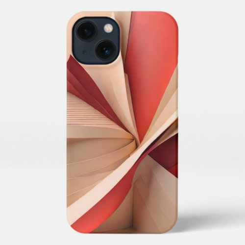 Modern minimalist geometric iPhone case 