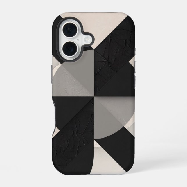 Modern Minimalist Geometric  Iphone Case (Back)